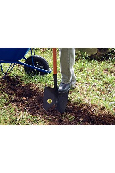 TRAMONTINA Since 1911, Made In Brazil - Round Mouth Shovel,71cm Wood H