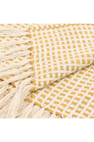 COOYA Soft sofa blanket, Bohemian style blanket with tassels, suitable for sofas