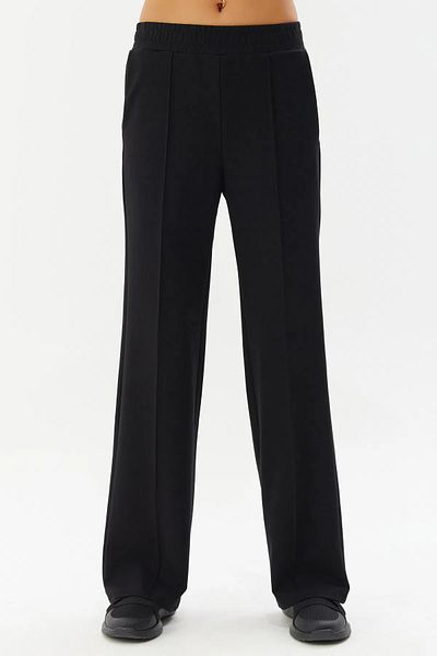 MissKATRE Miss Katre Front Stitched Loose Wide Women's Trousers with Pockets Casual Single Sweatpants Bottom