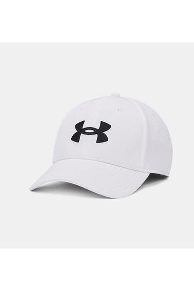 Under Armour Men's Adjustable Logo Patterned White Sports Hat 1376700 -100