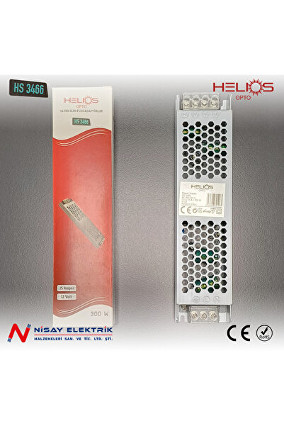 Helios Ultra Slim Plus 300W 25Amper 12Volt Led Trafo