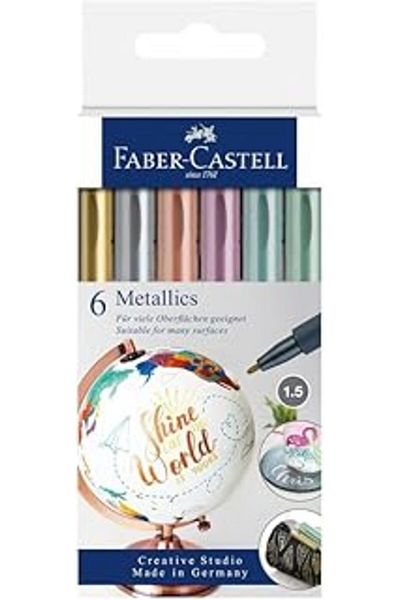 Mu Art Faber-Castell Metallic Marker Set of 6