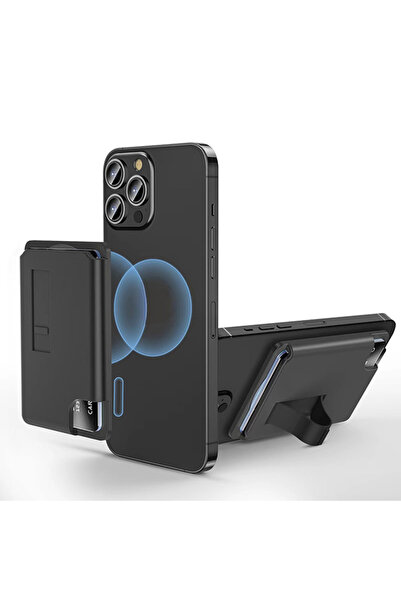 Choice Black Grippopso Magnetic Wallet Universal Phone Card Holder Wallet Cas...