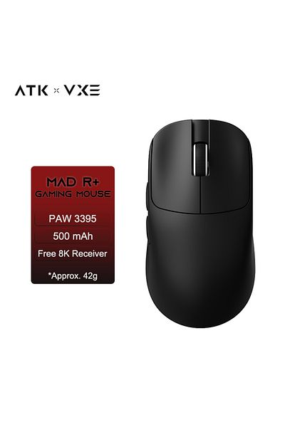 Choice Mad R Plus (BLACK) Atk Vxe Mad R/r Major Wireless E-sports Gaming Mouse Ultra-lightweight Dual-mode