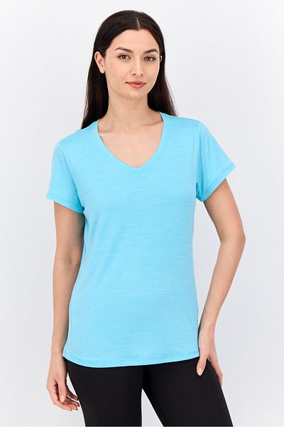 Head Women Sportswear Fit Short Sleeves Training Top, Turquoise