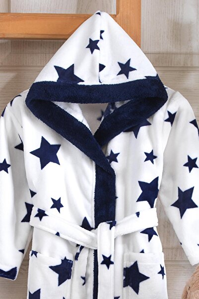 Znp Home Sky | Kapucnis uniszex Wellsoft gyerek plüss pongyola | Köntös