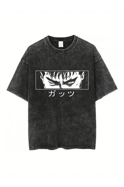 Touz Moda Vintage μπλουζάκι Berserk Washed Oversize