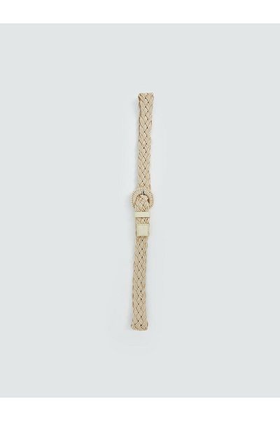 LC Waikiki Lcw Accessories Ecru Straw Women's Belt