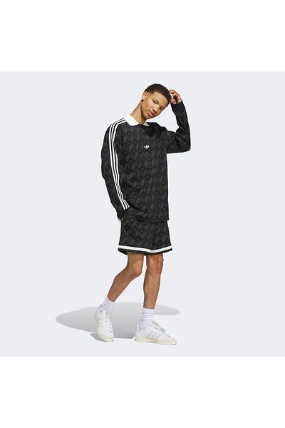 adidas Jacquared Men's Black Basketball Shorts