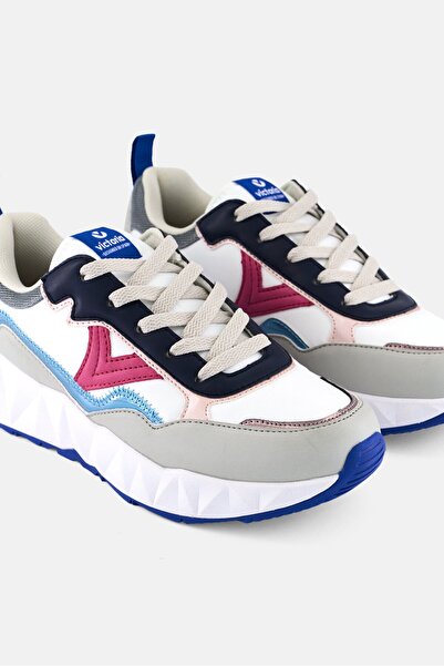 Victoria Women Brand Logo Lace Up Outdoor Shoes, Multicolor