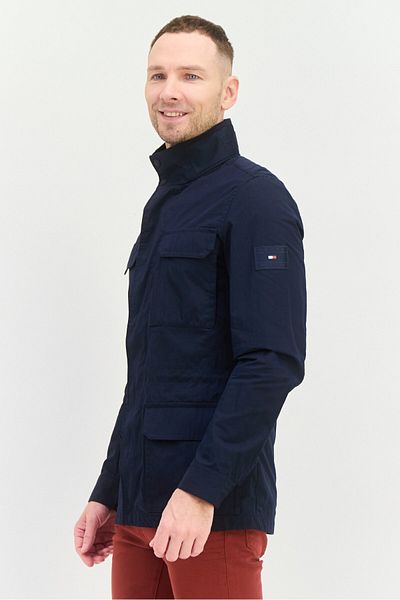 Tommy Hilfiger Men Brand Logo Windbreaker, Navy