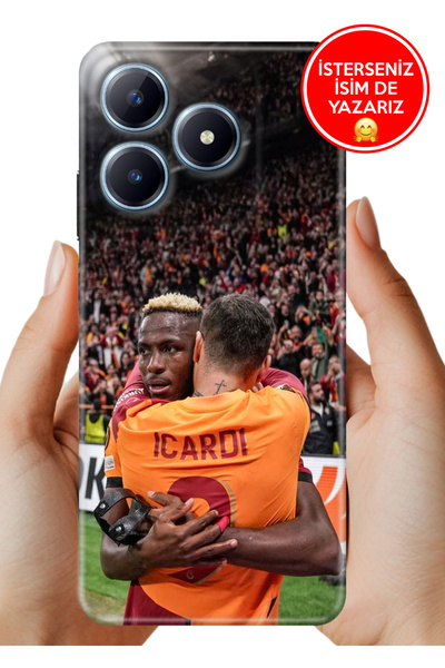 realme C63 Uyumlu Kılıf Telefon Kılıfı Desenli Kapak Victor Ve Mauro