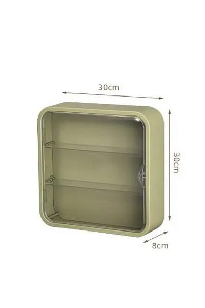 Choice green Wall Mounted Doll Blind Box Storage Display Rack Magnetic Suction Figurine Display Cabinet Dus