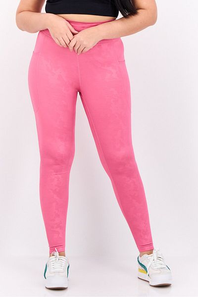 adidas Women Tight Fit 7/8 Length Running Tights, Pink