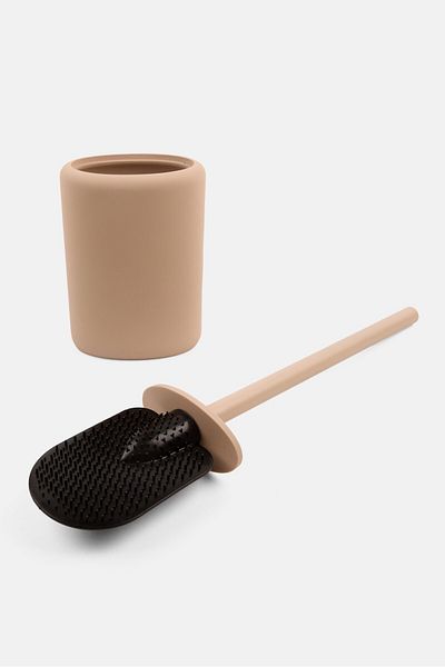 Muy Mucho Toilet Brush With Holder 38 H X 11,5 L X 7 W Cm, Rose Pink
