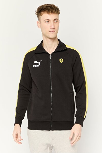 Puma x Scuderia Ferrari سترة تدريب Race Iconic T7 للرجال بأكمام طويلة ومناسبة...