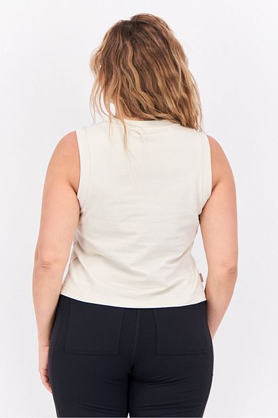 Puma Women Sportswear Fit Sleeveless Outdoor Top, Off White