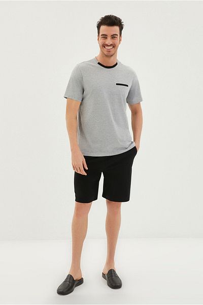 Kiğılı Σετ πιτζάμες 2 τεμαχίων Half Crew Neck με σορτς