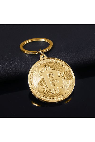 Choice أحدث سلسلة مفاتيح بيتكوين ذهبية 2025، سلسلة مفاتيح فرقة موسيقية، قلادة مفاتيح للنساء والرجال، مجموعة مجوهرات كهدية