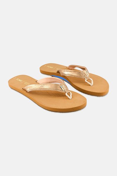 Toms Women Gabi Slip On Slippers, Gold