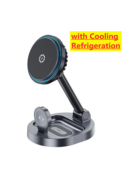 Choice حامل شاحن لاسلكي مغناطيسي 3 في 1 بتقنية التبريد Qi2 Ice Cooling لهاتف ...