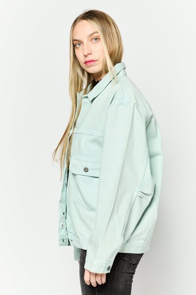 Levi's Women Washed Denim Jacket, Slate Blue