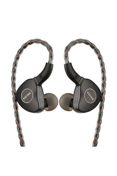 Choice سماعات أذن سلكية IEM Hi-Fi من Kefine Klanar مقاس 14.5 مم مع محرك مستوي 3.5 مم وتصميم مريح مع تفاصيل