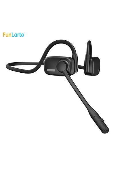 Choice Black Wireless Headset with Noise Cancelling Microphone Open Ear Bluetooth Headset Bluetooth V5.4 He