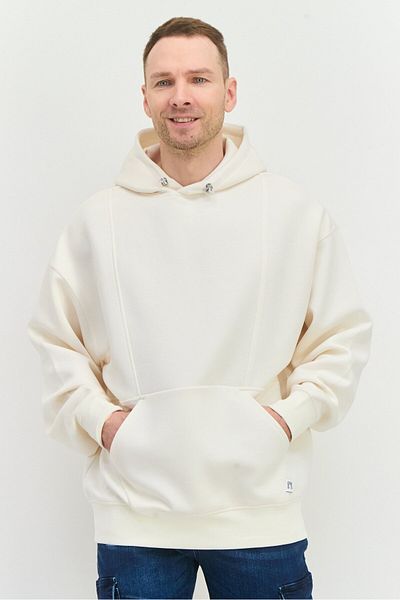 Puma Men Sportswear Fit Long Sleeve Training Hoodie, Cream