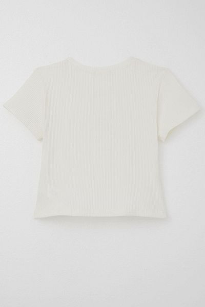 Breeze Crop T-Shirt για κορίτσια - Ηλικίες 9-14, Φιόγκος Ερμάριο με εκρού και αξεσουάρ