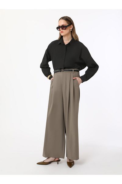 Benin Πουκάμισο Regular Fit Poplin - Μαύρο - Benin