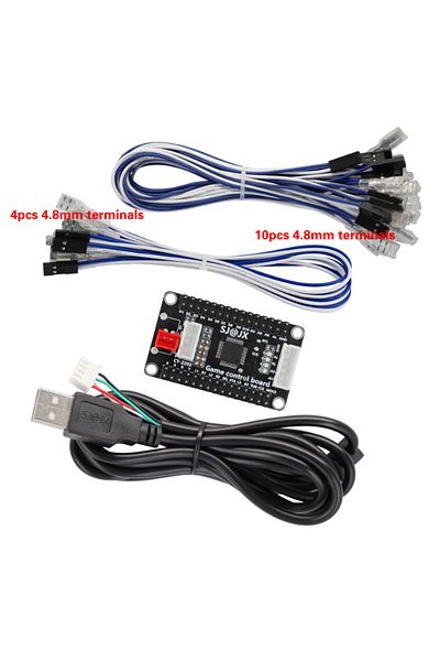 Choice أسلاك Happ style بدون تأخير Arcade USB Encoder PC PS3 Switch Raspberry Pi Nintendo TO Joystick لـ 5