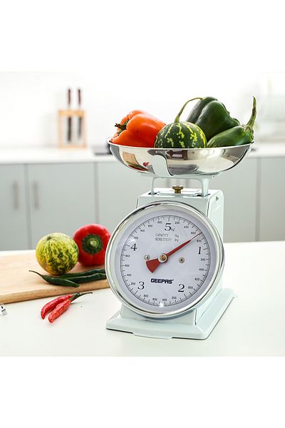 Geepas Kitchen Analog Kitchen Scale -11 lb 5kg |GBS4179