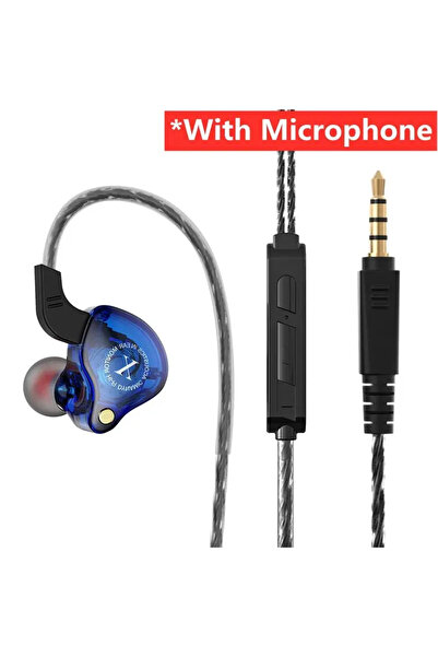 Choice سماعات أذن سلكية ديناميكية أصلية X2 مع ميكروفون، سماعات أذن HIFI Heavy...