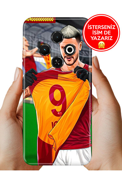 TECNO Spark 30C Kılıf Desenli Baskılı Kamera Korumalı Silikon Gol Kralı-Mauro