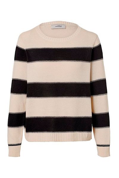 Tchibo Women Boat Neck Long Sleeve Sweater, Cream