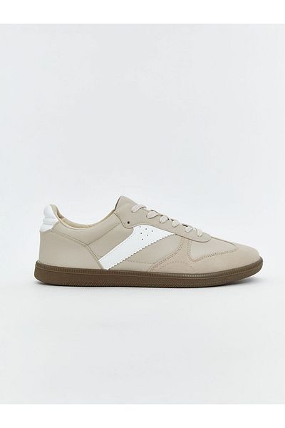 LC Waikiki Lcw Steps Beige Lace-Up Men's Sneakers