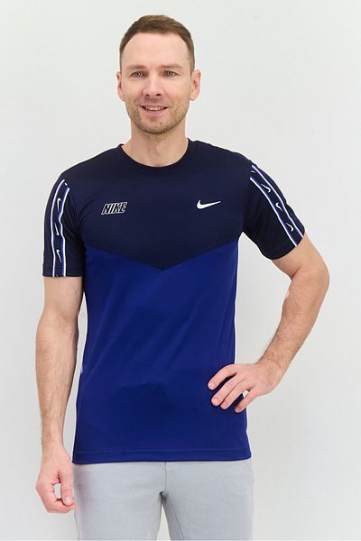 Nike Men Sportswear Fit Short Sleeves Training T-Shirt, Navy Blue