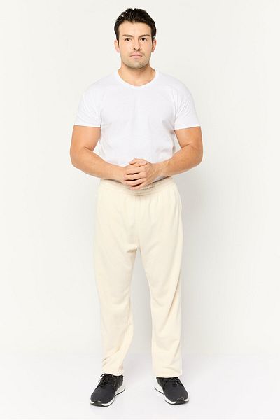 adidas Men Slim Fit Outdoor Sweatpants, Beige