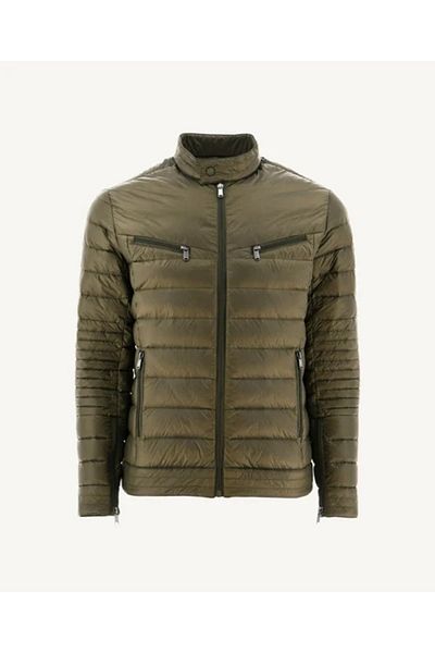Jott Men's green biker style jacket Jott David