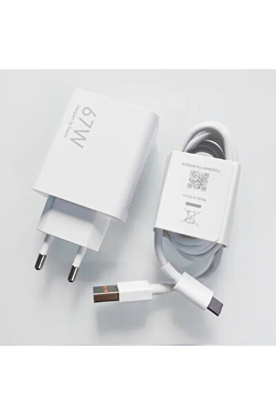 Xiaomi EU and 1m cable Pad 8 Redmi Note 15 Pro 67W Turbo Charger Fast Charge EU Adapter Type C Cable For M