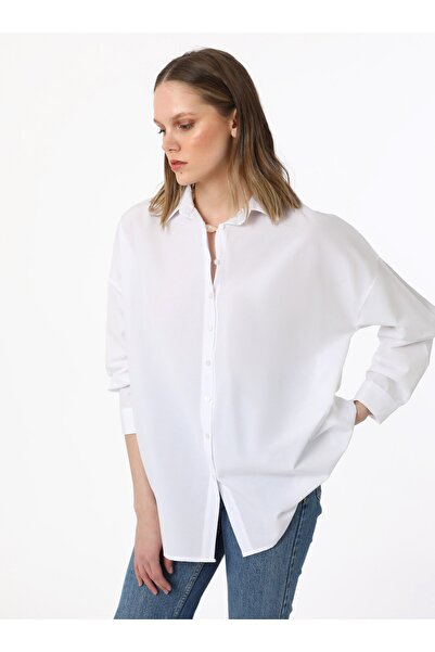 Benin Regular Fit Poplin Shirt - White - Benin