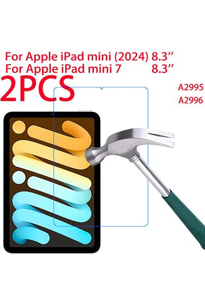 Choice 2PC iPad Mini 7 2024 2PCS Tempered Glass For Apple iPad Mini 7 2024 8.3 inch Protective Film For iPa