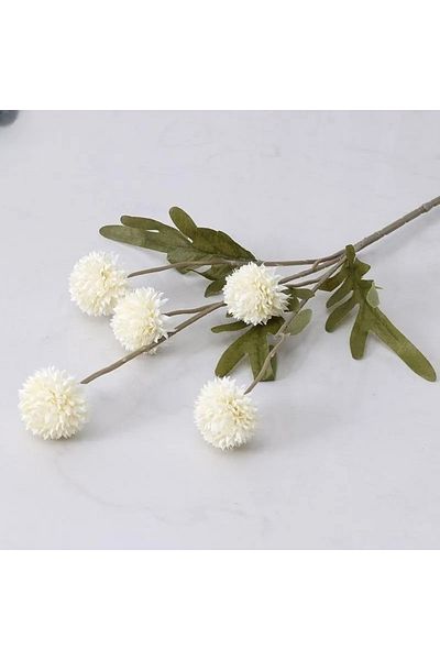 Choice 02 1Pcs Of Orange Artificial Flowers With Stems Mini Chrysanthemums Home Room Decoration DIY Dining