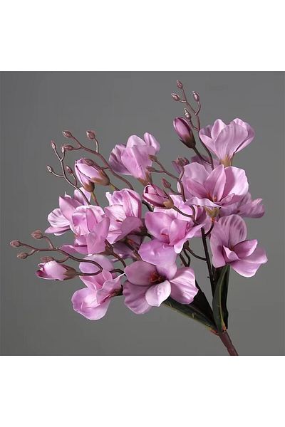 Choice Light Purple Docidaci Artificial Flowers Bride Bouquet Magnolia For Home Decor Wedding Christmas Par