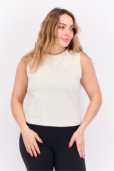 Puma Women Sportswear Fit Sleeveless Outdoor Top, Off White