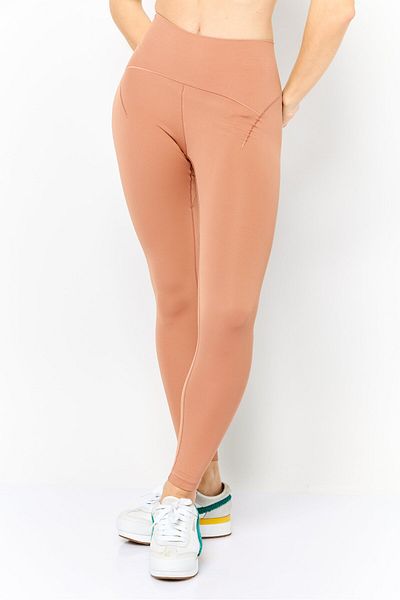 adidas Women Tight Fit Yoga 7/8th Leggings, Rust Brown