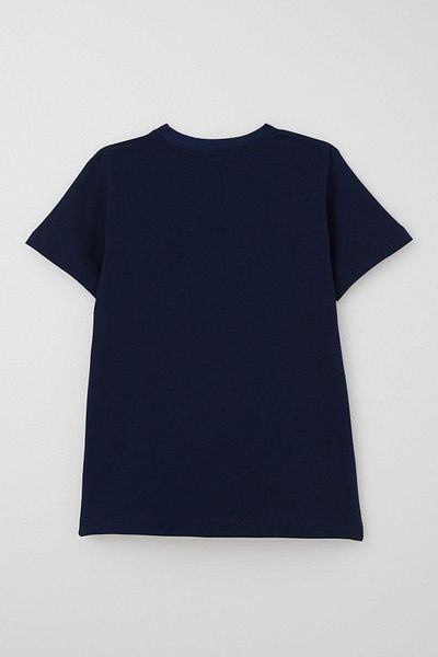 Breeze Navy Blue Boy's T-Shirt 4-14 Years Basic