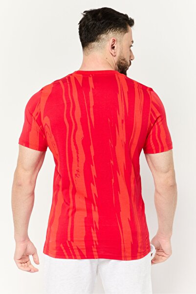 Puma x Scuderia Ferrari Men Sportswear Fit Short Sleeve Training T-Shirt, Red