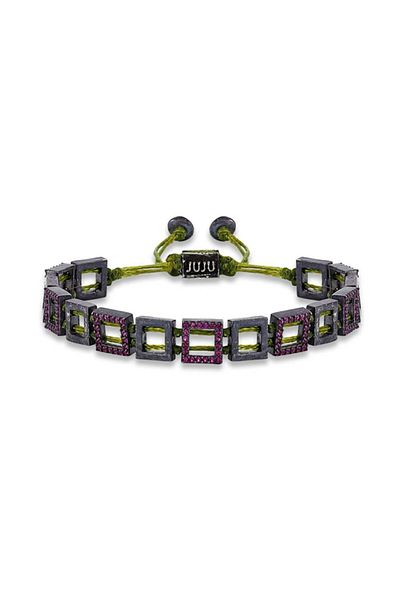 Juju Square Bracelet With Stones